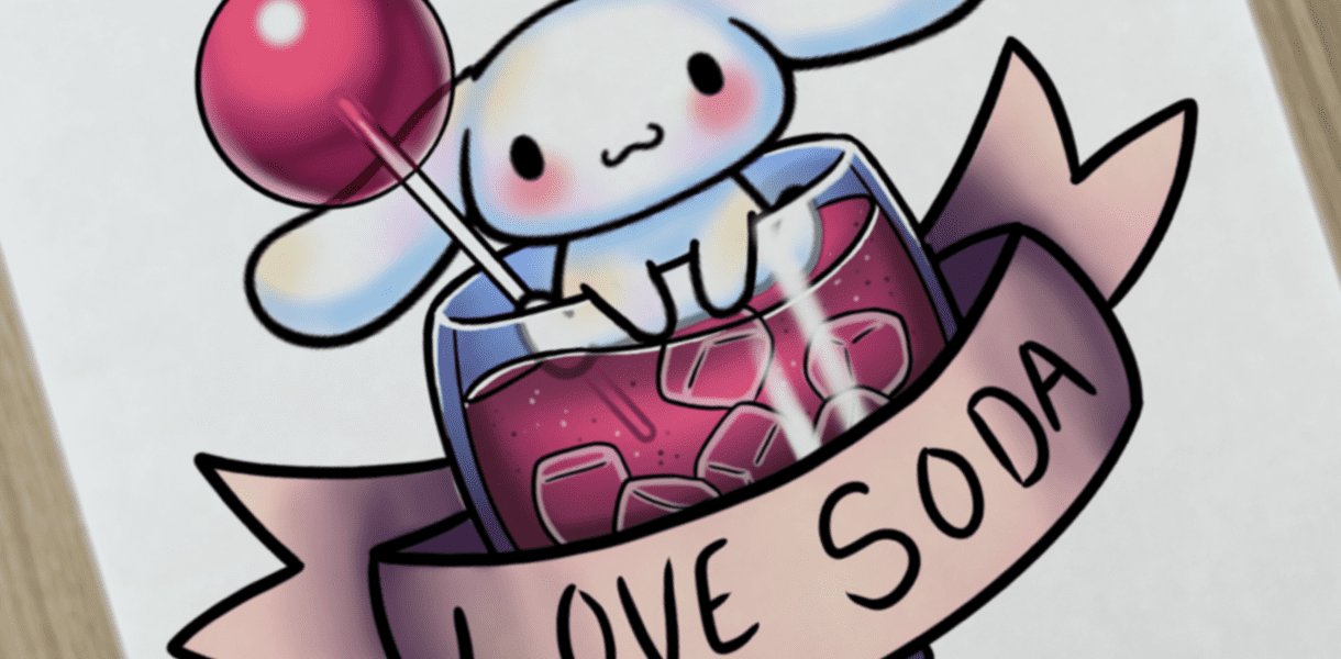 cinnamoroll tattoo love soda design photo