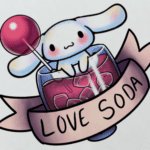 cinnamoroll tattoo love soda design photo